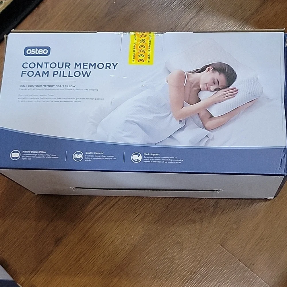 Osteo cervical pillow necknpsin relief hollow design odorless White Queen New